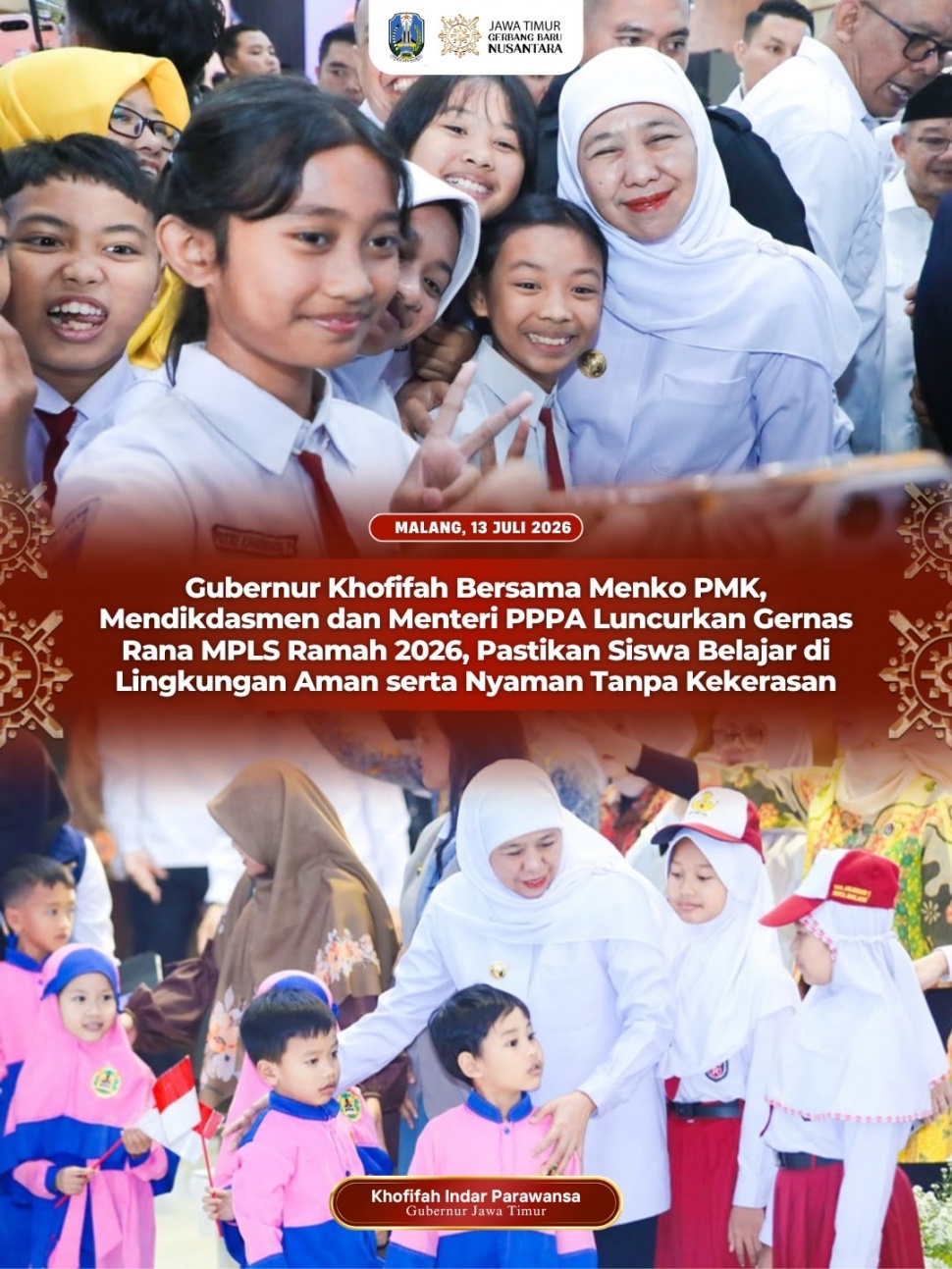 Peluncuran Gernas Rana 2026. (Dok: Pemprov Jatim)