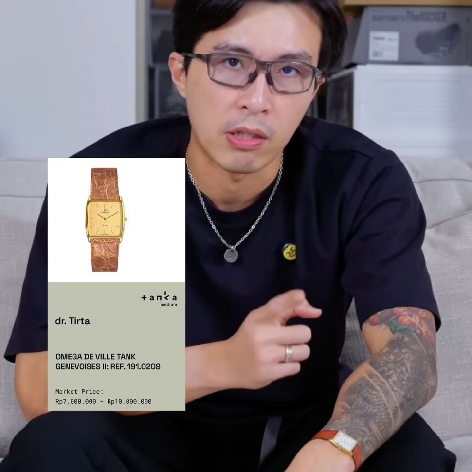 Koleksi jam tangan Dokter Tirta. (Instagram/@tankamedium)