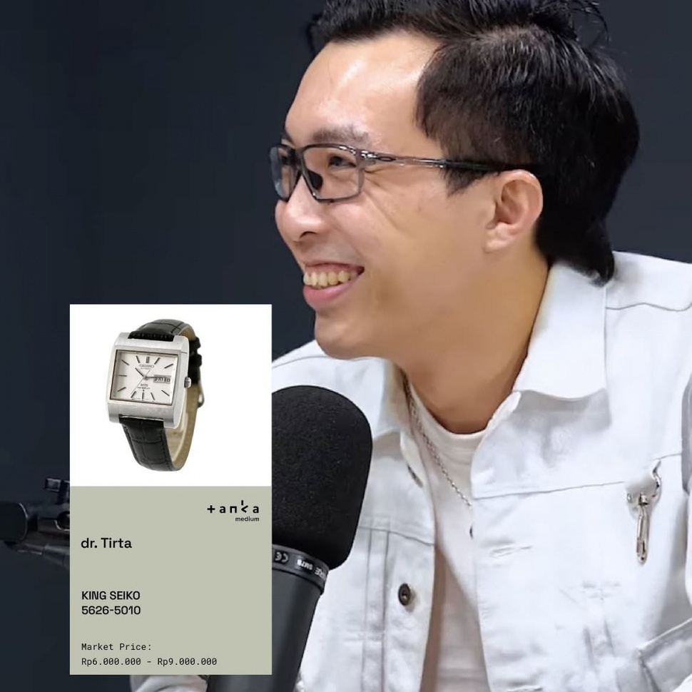 Koleksi jam tangan Dokter Tirta. (Instagram/@tankamedium)