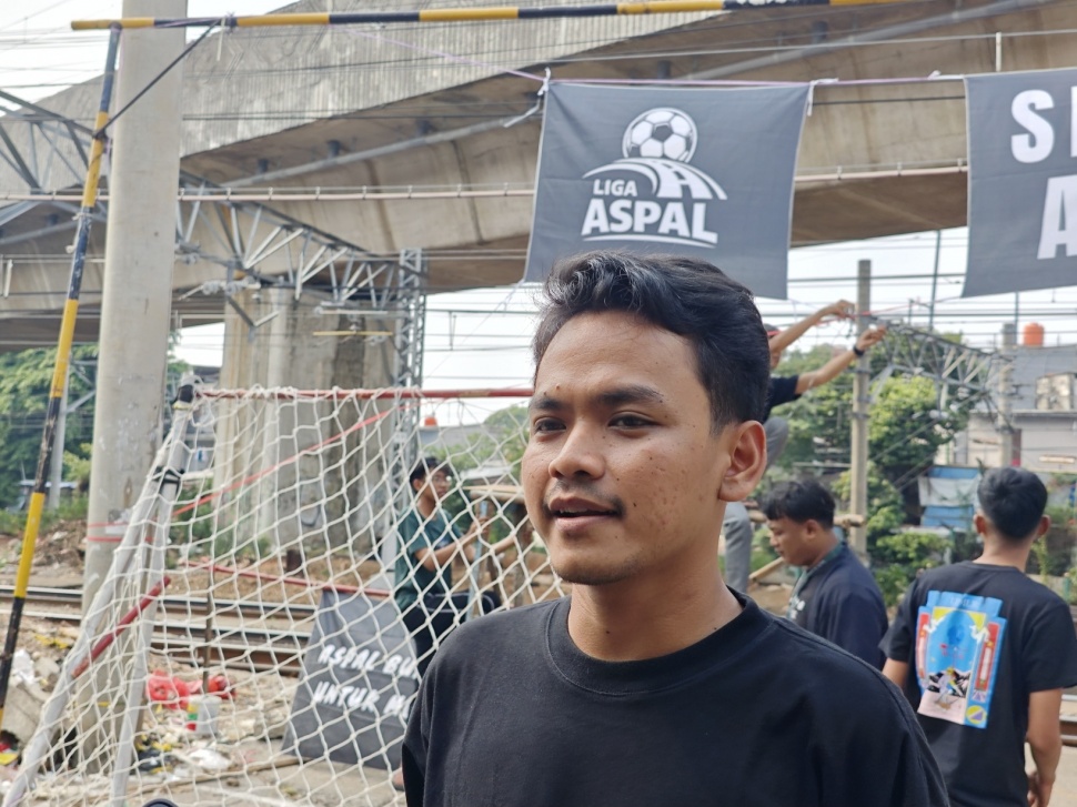 Ketua Karang Taruna RW 08, Andicka Prasetia. (Suara.com/Adiyoga)