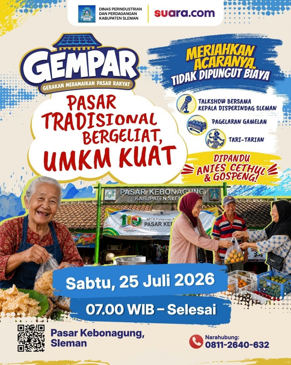 GEMPAR Pasar Kebonagung, Sleman. [Suara.com]