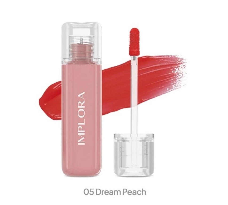 Warna Lipstik peach Implora Jelly Tint [Implora]