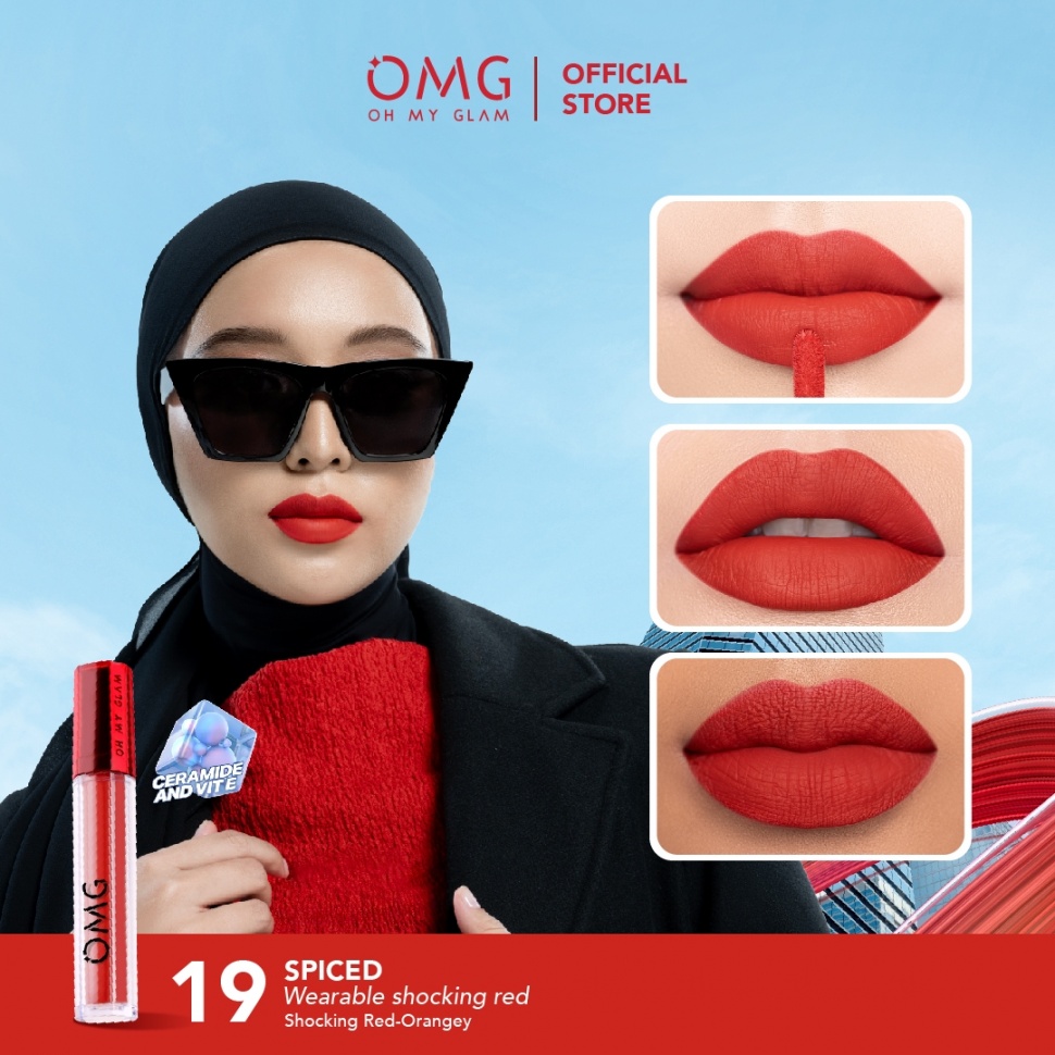 Oh My Glam Mattelast Lip Cream - 19 Spiced [OMG]