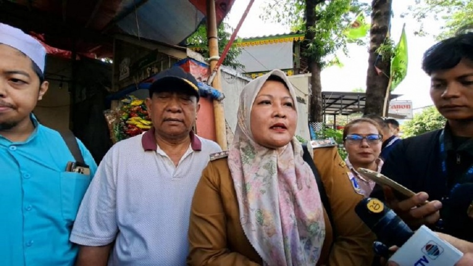 Camat Menteng, Nurhelmi Savitri. (Suara.com/Adiyoga)