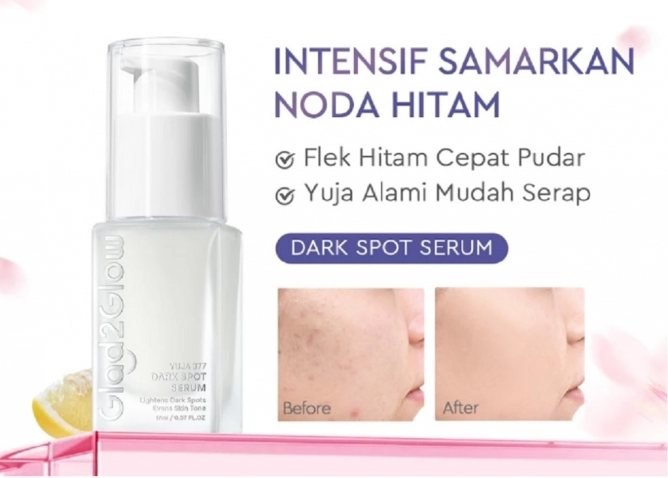 Glad2Glow Yuja Symwhite 377 Dark Spot Serum (Shopee)