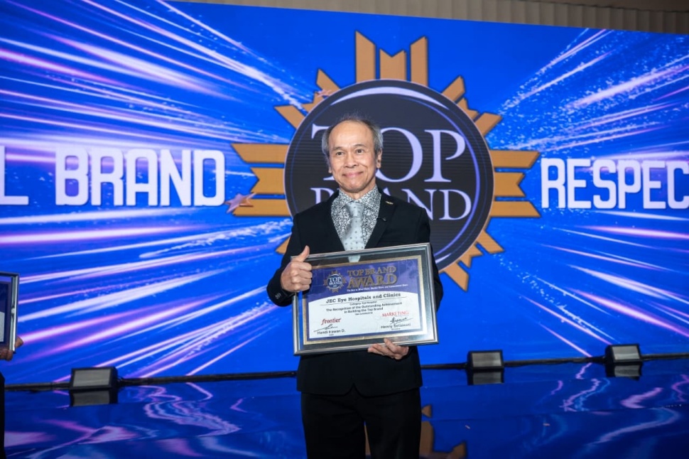 JEC Eye Hospitals and Clinics kembali meraih Top Brand Award 2026 untuk kategori Rumah Sakit Mata. (dok. ist)