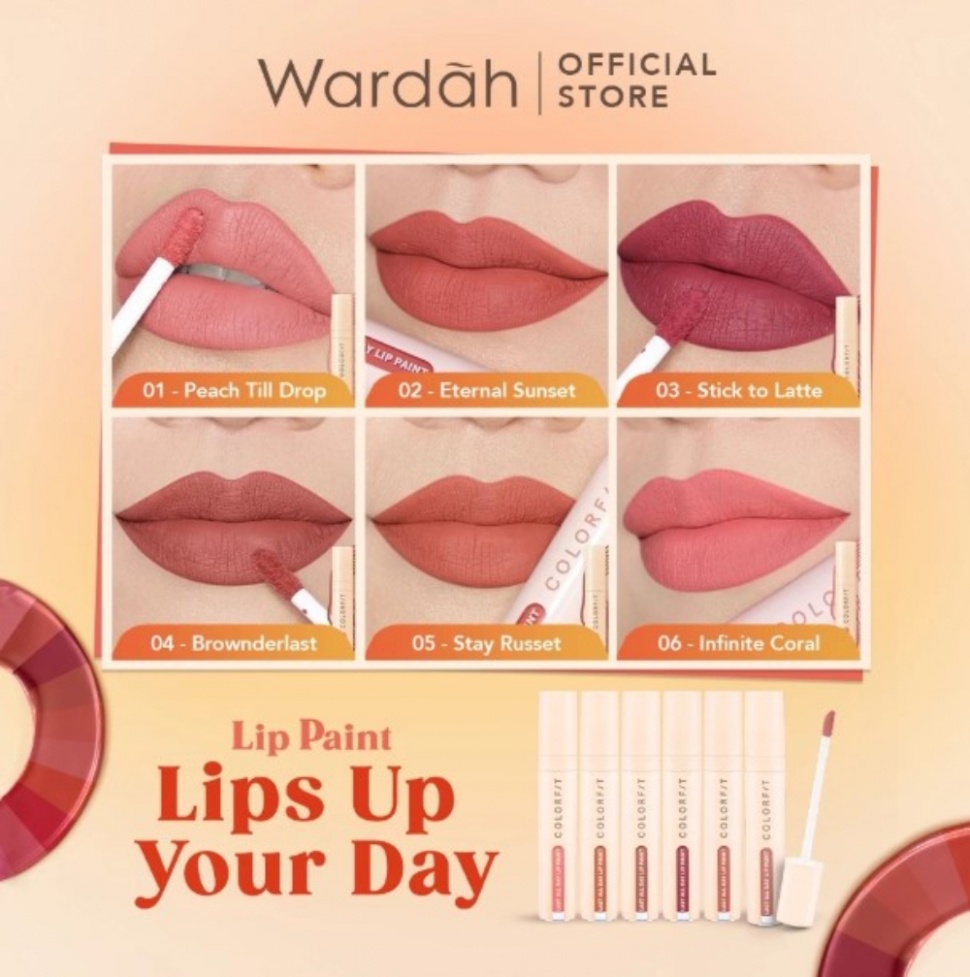 Warna lipstik Wardah Colorfit Last All Day Lip Paint