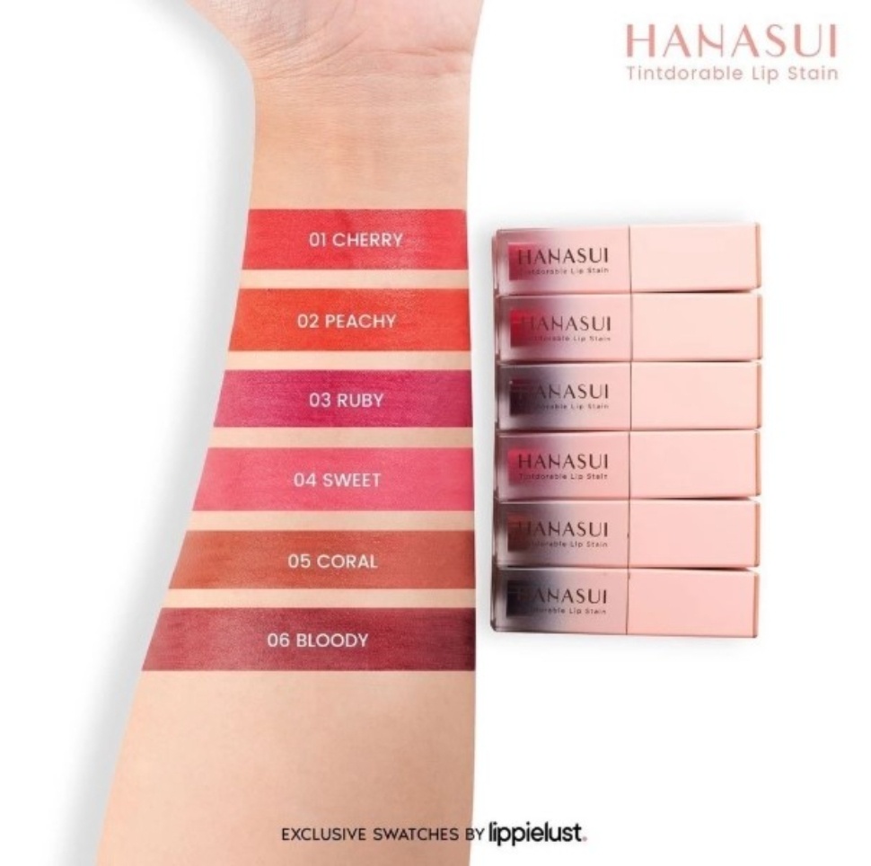 Warna Lipstik Hanasui Mattedorable Lip Cream