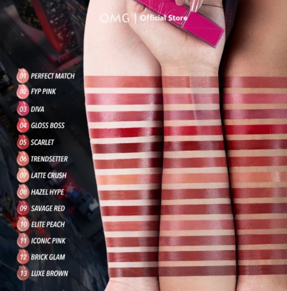 Warna lipstik OMG Color Lip Vinyl