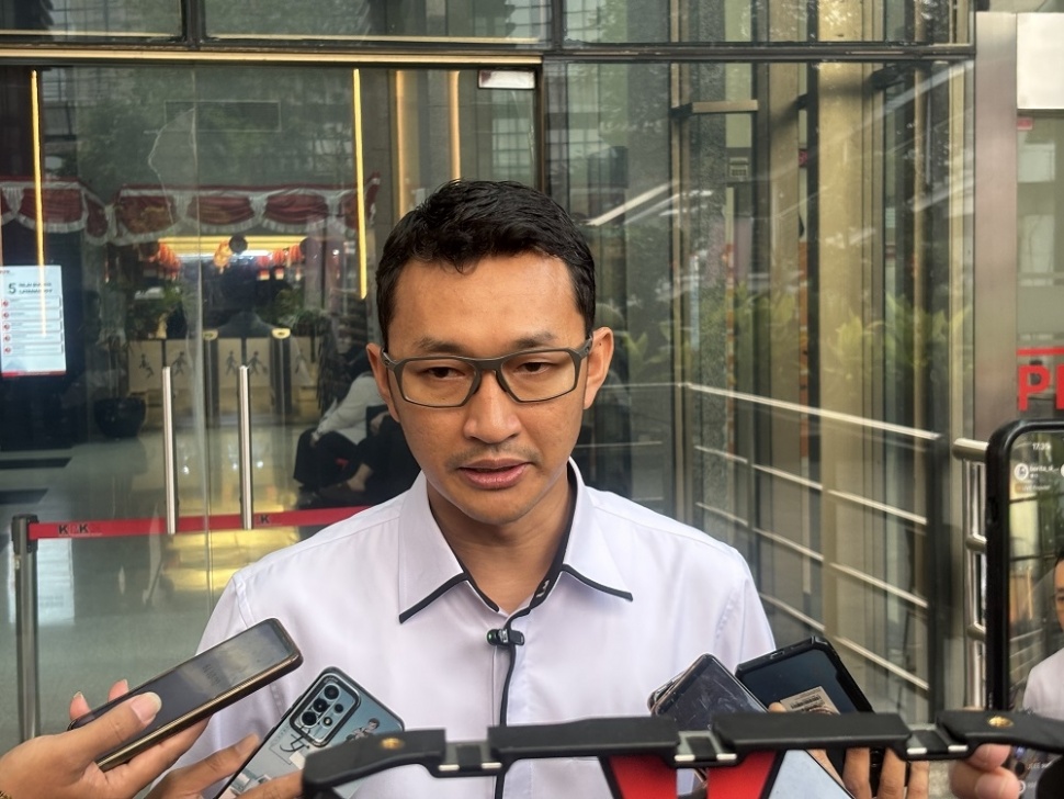 Juru Bicara KPK Budi Prasetyo. (Suara.com/Dea)