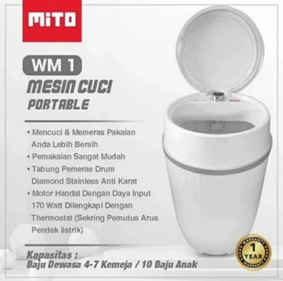 MITO Mesin Cuci Portable 3,5 kg