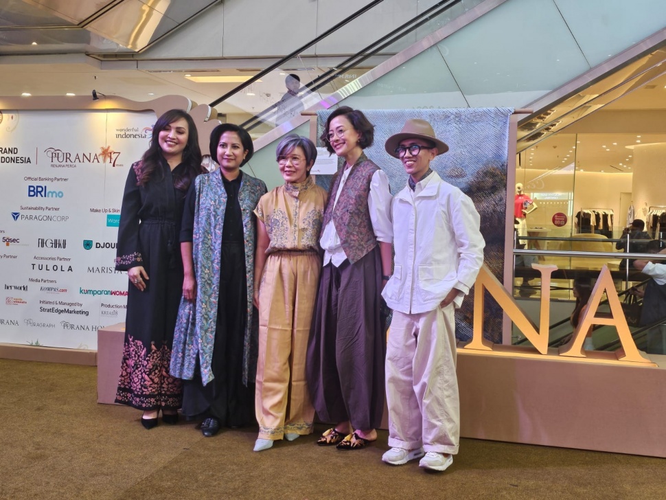 Kanina Hanindita, General Manager Marketing Communication and Operations Grand Indonesia; Andarina Sumarno, Co-founder & CFO PURANA; Hanny, General Manager Vicenza; Nonita Respati, Founder & Chief Creative Officer PURANA; serta Arif Susanto, Founder & CEO Dus Duk Duk. (Dok. Purana)