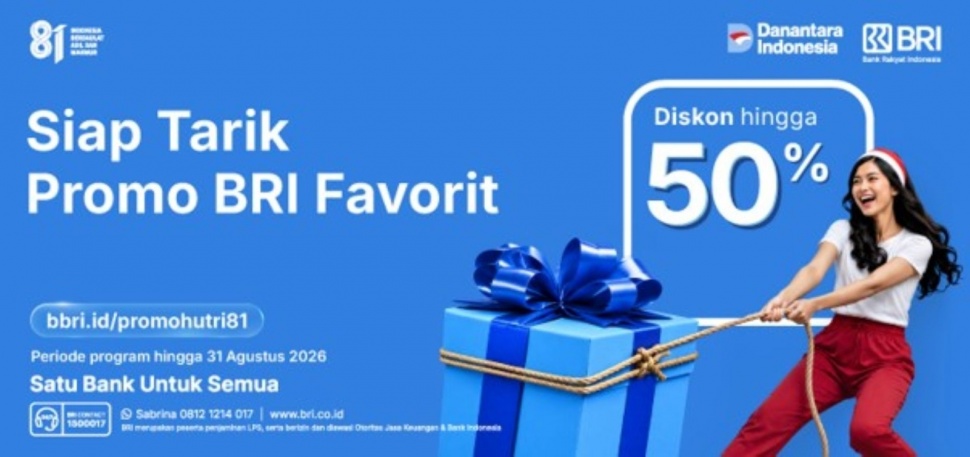 Siap Tarik Promo BRI Favorit. (Dok: BRI)