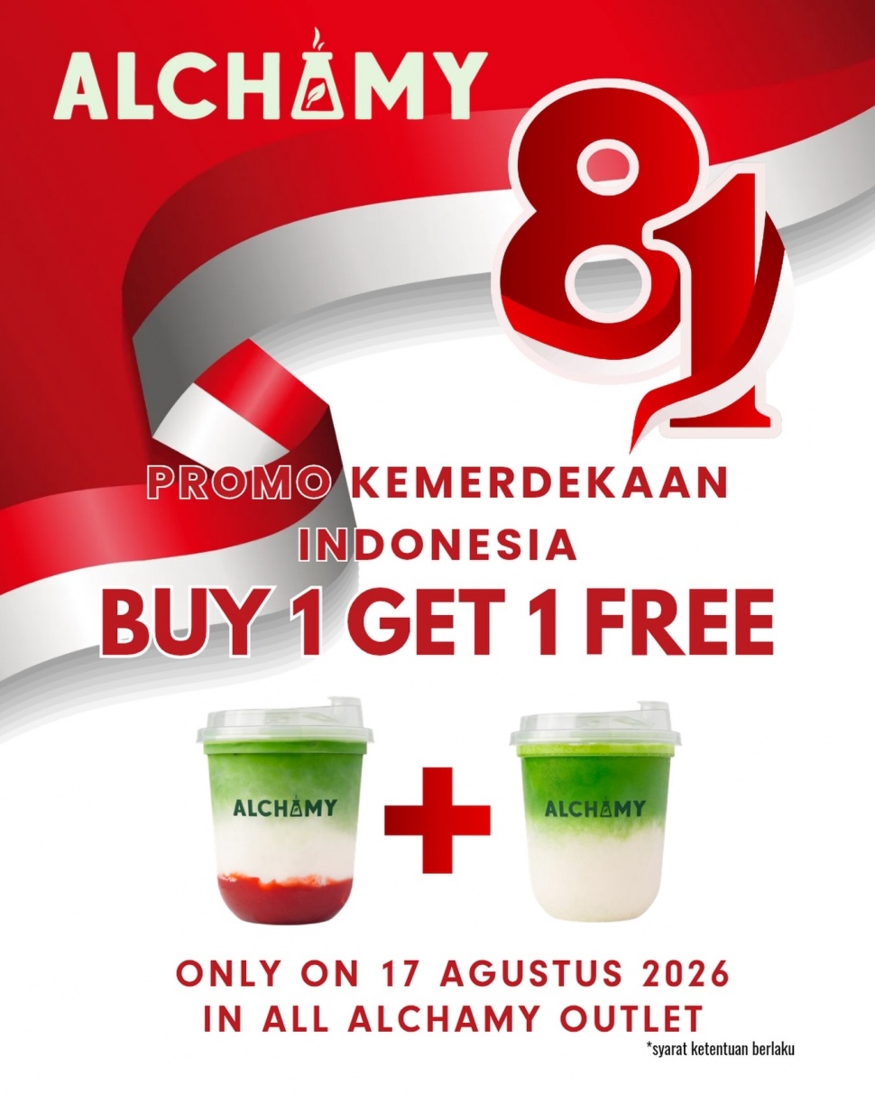 Promo minuman matcha