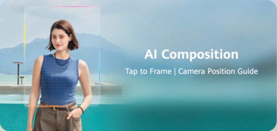 Fitur AI Composition 3.0 pada HUAWEI Pura90s Series 5G membantu pengguna menentukan sudut pandang dan komposisi foto secara real-time. (Dok. Huawei)