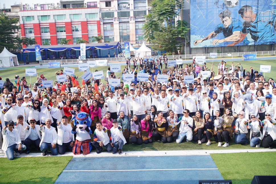 Sebanyak 58 Cabang, Kantor Pusat, dan Perusahaan Anak PNM turut ambil bagian, menghadirkan ribuan atlet dan talenta yang berlaga baik secara langsung maupun daring dari ujung barat hingga ujung timur Indonesia. (Dok: PNM)