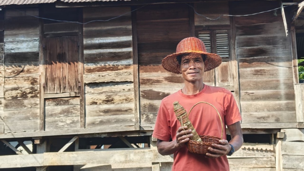 Sukman, Para Penjaga Lemo Nakai: Mencari Penghidupan Tanpa Mengorbankan Hutan. (Suara.com/Bimo Aria Fundrika)