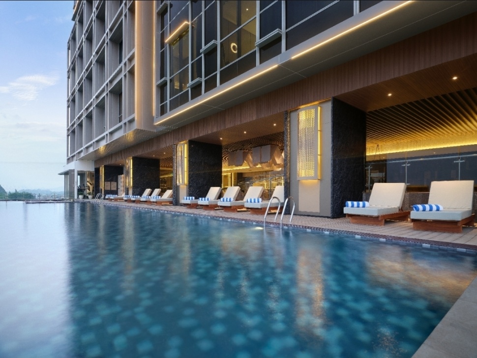 Hilton Padalarang Bandung dengan View Pegunungan. (Dok. Hilton)