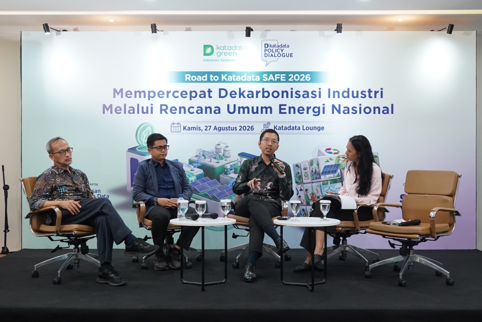 Dialog bertajuk “Mengunci Dekarbonisasi Industri dalam Rencana Umum Energi Nasional” di Jakarta, Kamis (27/8/2026). (Dok. Ist)