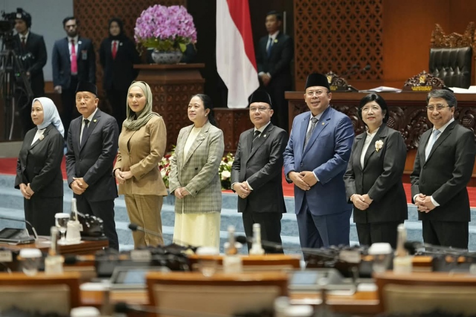 Rapat Paripurna DPR RI ke-4 Masa Persidangan I Tahun Sidang 2026-2027 yang dipimpin Ketua DPR RI Puan Maharani menyetujui dan menetapkan Destry Damayanti sebagai Gubernur Bank Indonesia (BI) periode 2026-2030, Selasa (1/9/2026). [Ist]