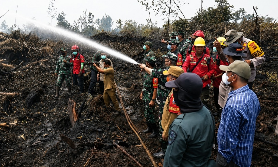 Karhutla HLG Londerang Mulai Terkendali, Kolaborasi Lintas Sektor Jadi Kunci. (Dok. Isimtewa)