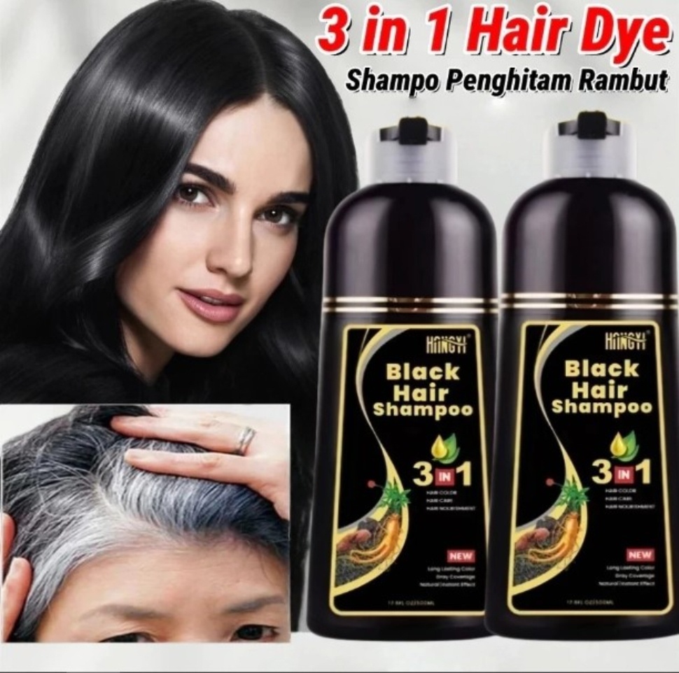 Nefful Black Hair Shampoo 3in1 500 ml