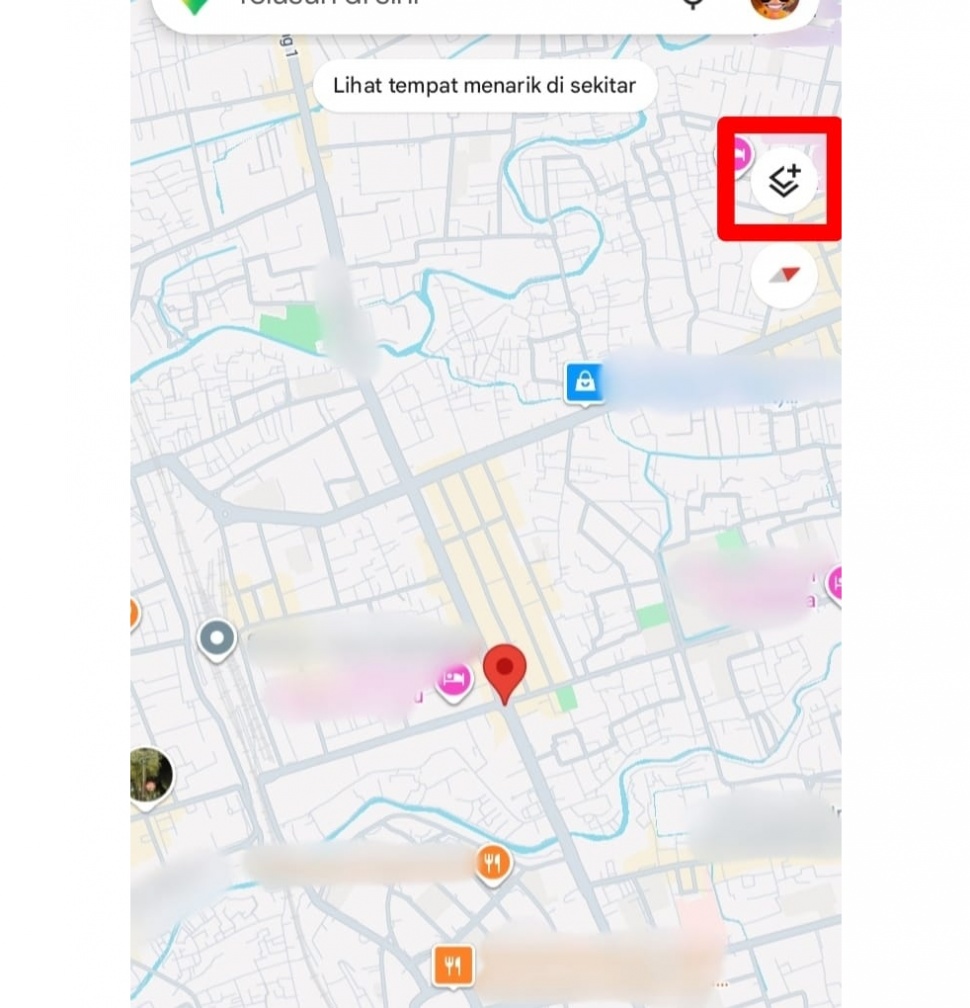 Panduan fitur Google Maps. [Suara.com/ Muhammad Ikhwan Nur Ariyansyah]