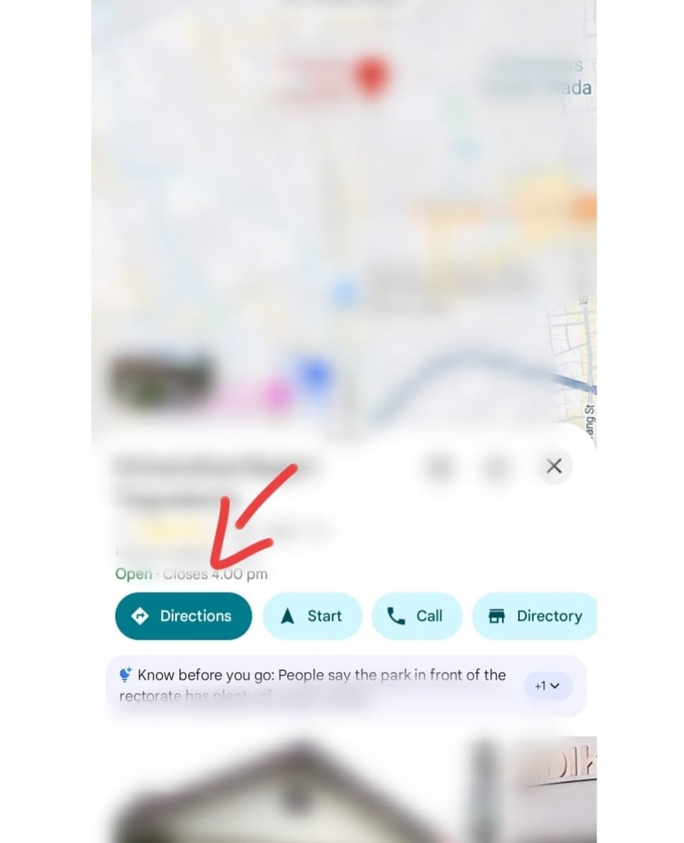 Panduan fitur Google Maps. [Suara.com/ Muhammad Ikhwan Nur Ariyansyah]