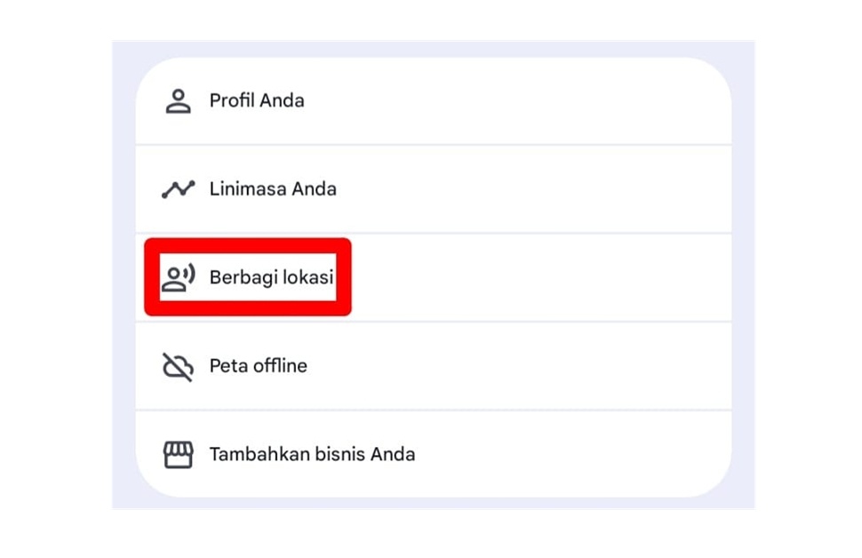 Panduan fitur Google Maps. [Suara.com/ Muhammad Ikhwan Nur Ariyansyah]