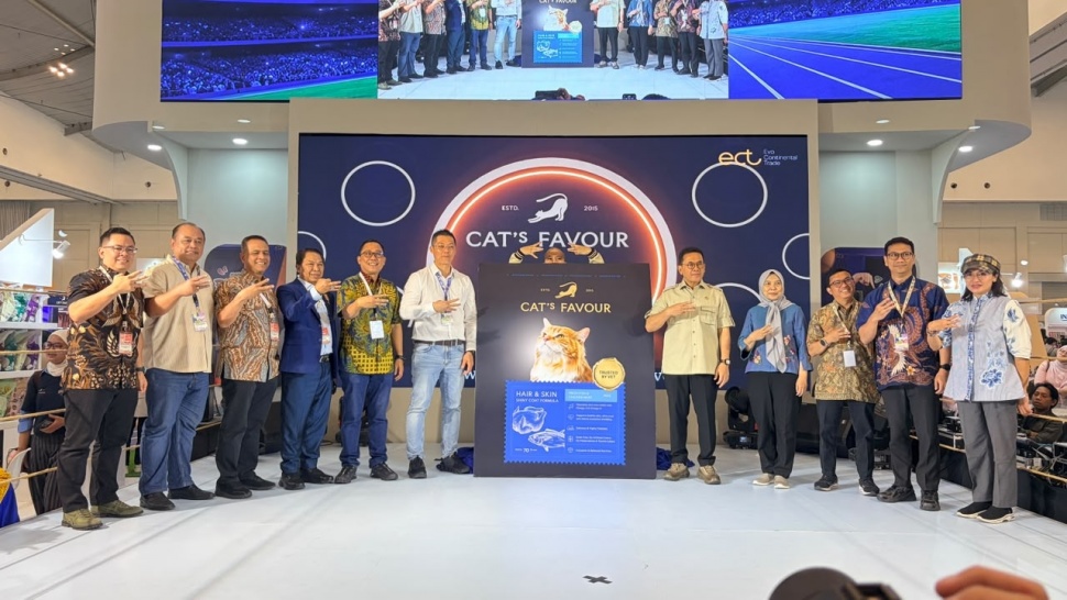 Cat’s Favour diperkenalkan dalam ajang Indonesia International Pet Expo (IIPE) 2026. (Dok. ist)