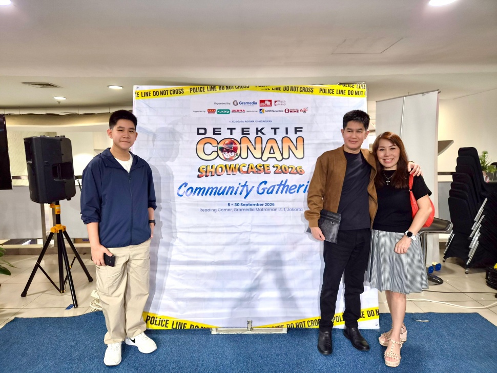 Detektif Jubun di acara Detektif Conan Showcase.(dok. ist)