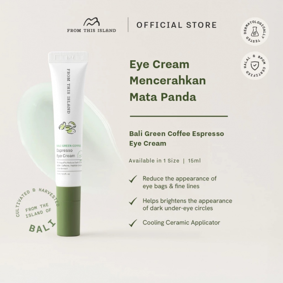 From This Island Bali Green Coffee Espresso Eye Cream