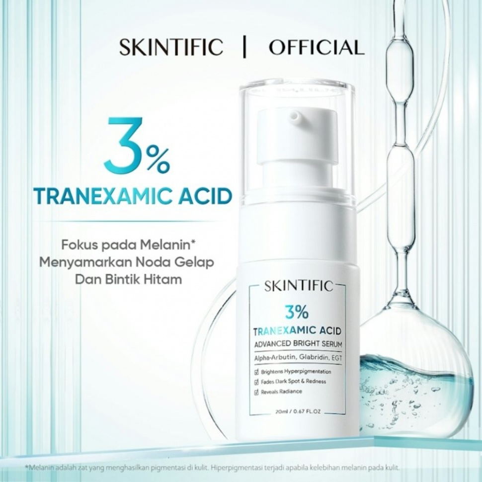 SKINTIFIC 3% Tranexamic Acid Advanced Bright Serum