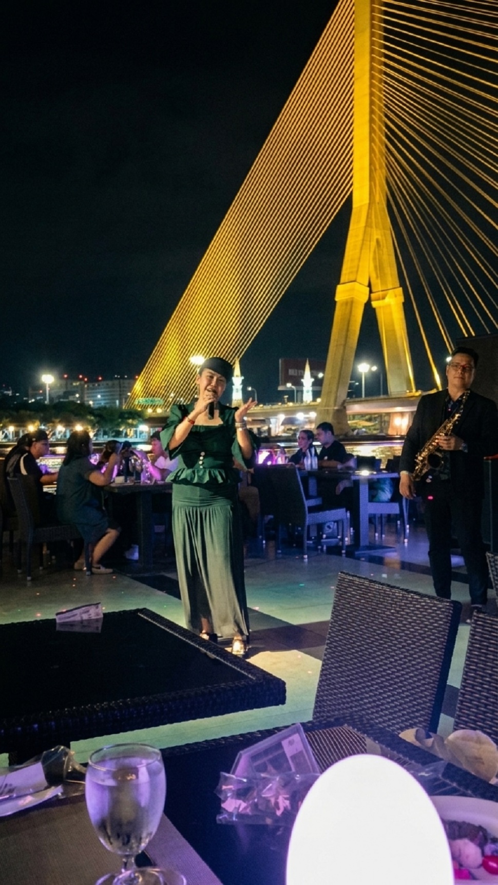 Menyusuri Chao Phraya di Atas Kapal Pesiar. (Suara.com/Vania)