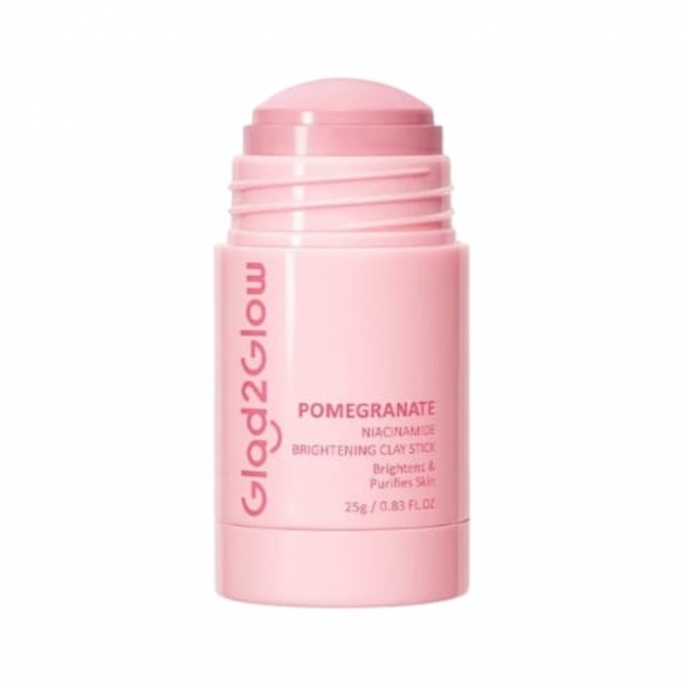 Glad2Glow Pomegranate Niacinamide Brightening Clay Stick
