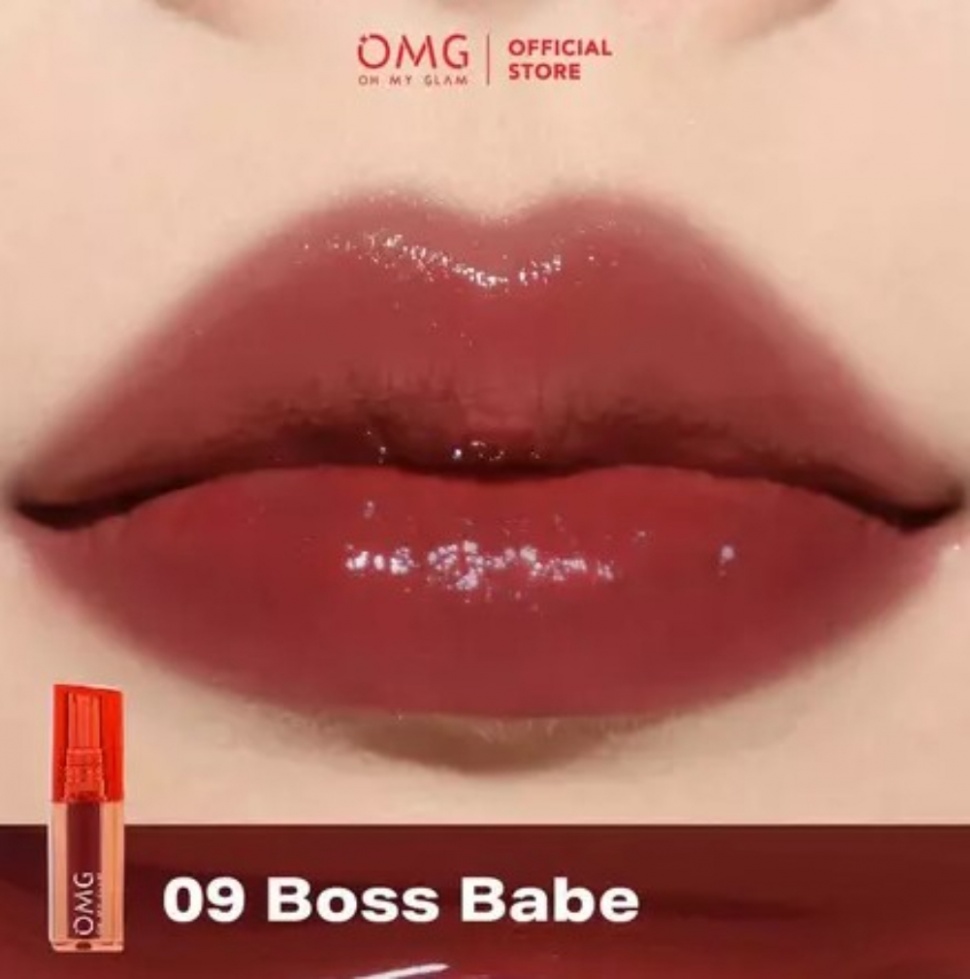 Oh My Glam Glassy Lip Tint 09 Boss Babe