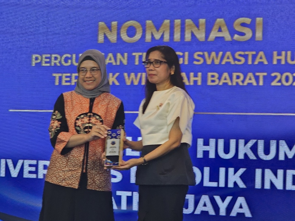 FH Unika Atma Jaya Raih Penghargaan Literasi Hukum Digital 2026. (Dok. Ist)