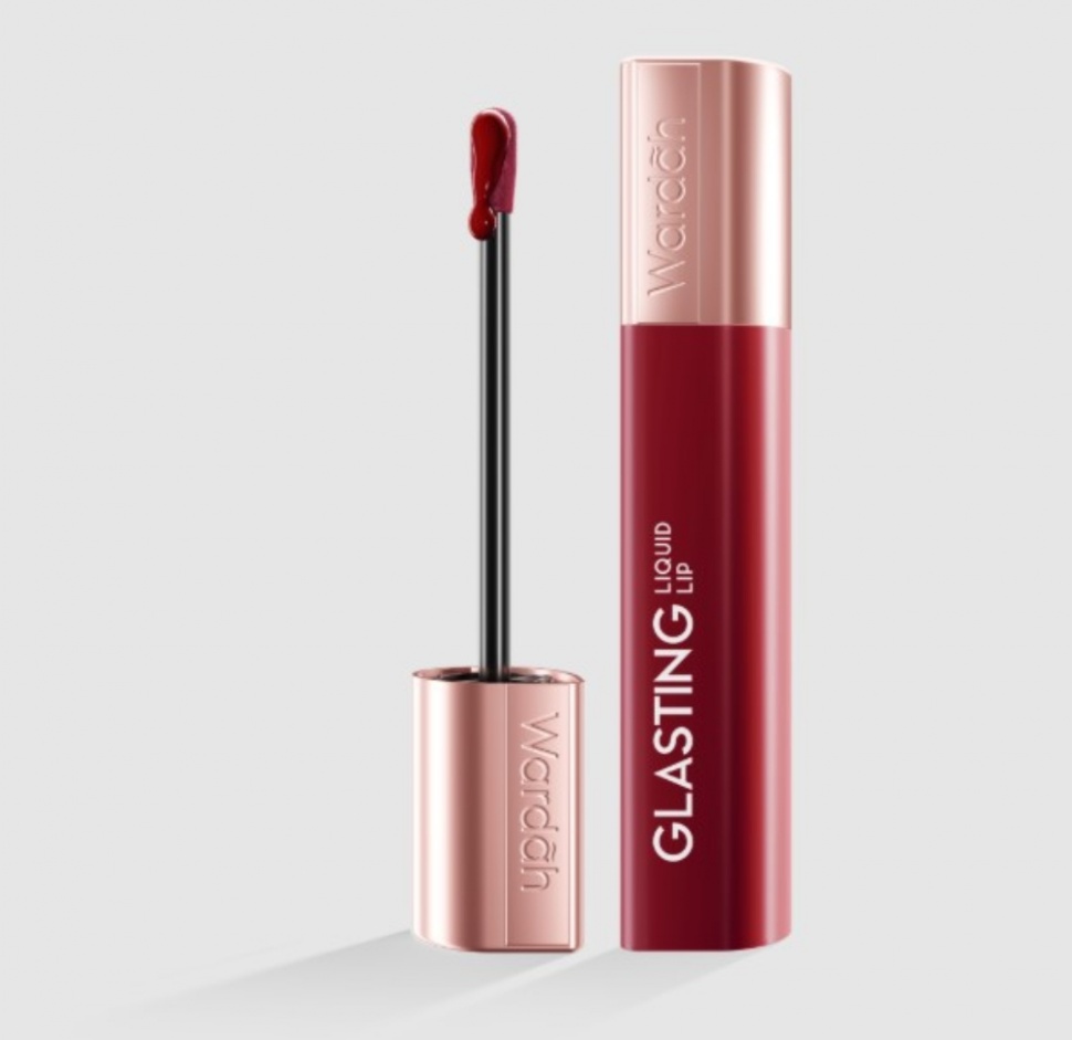 Wardah Glasting Liquid Lip 06 Ruby Sparks