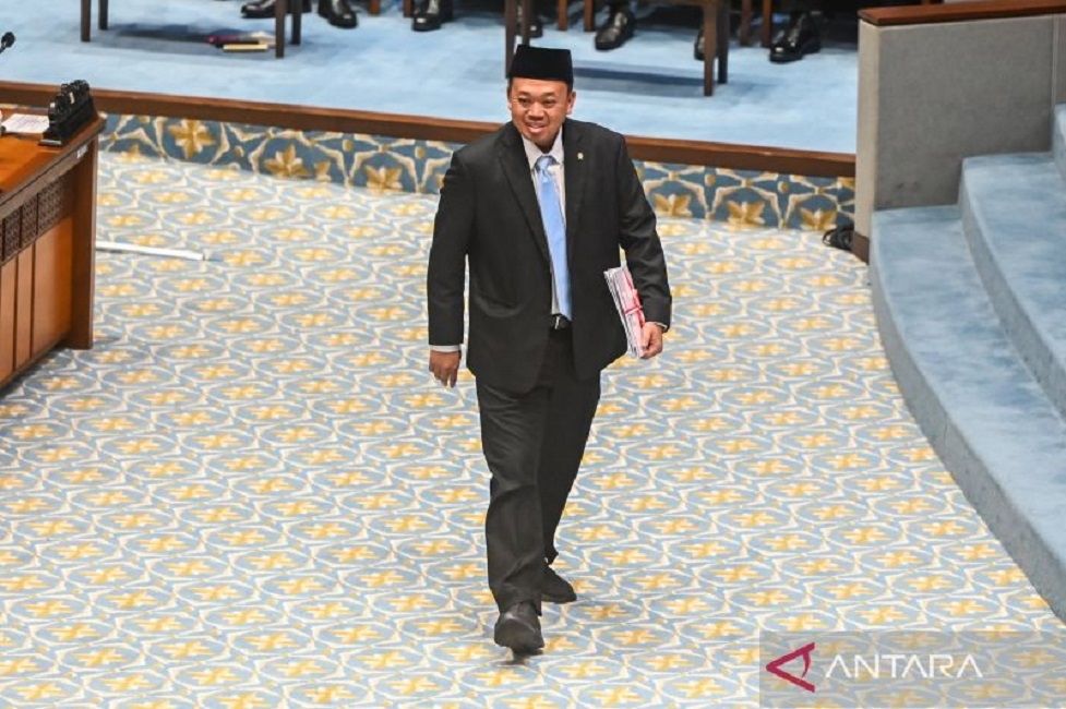 Menteri Agraria dan Tata Ruang / Kepala Badan Pertanahan Nasional (ATR/BPN) Nusron Wahid. [ANTARA FOTO/Rivan Awal Lingga/bar]