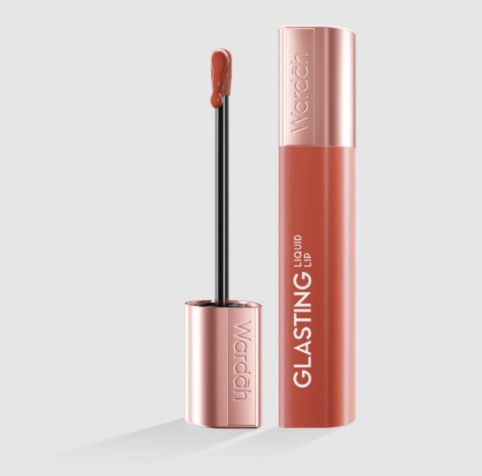 Wardah Glasting Liquid Lip 03 Dazzle Maple