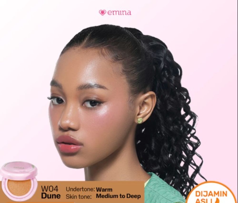 Emina Glow Vibe Cushion Shade W04 Dune
