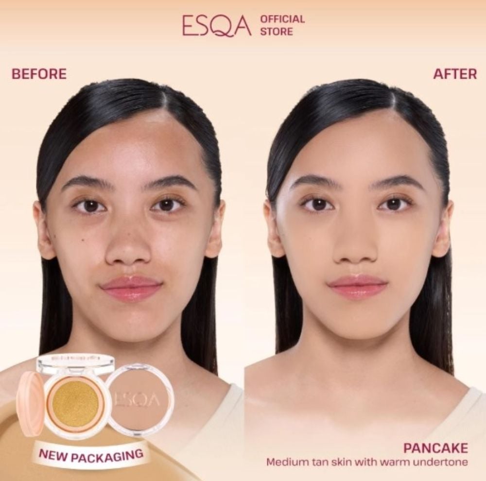 ESQA Flawless Cushion Serum SPF 50+ PA++++ Shade Pancake