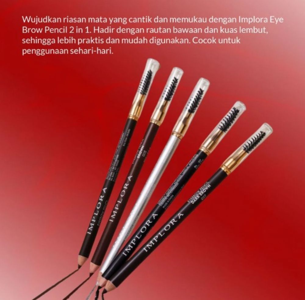 Implora Eye Brow Pencil 2 In 1