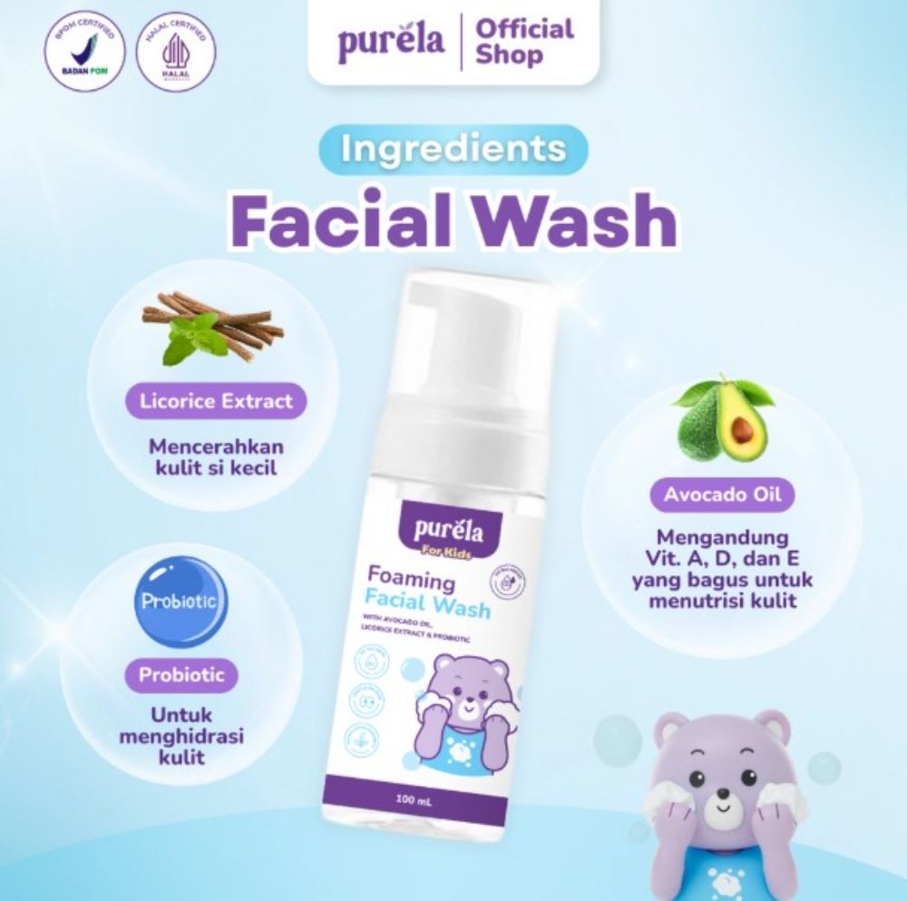 Purela Foaming Facial Wash