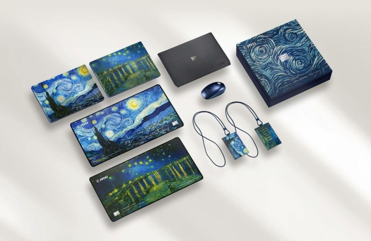 MSI Prestige 14 Flip AI+ Vincent van Gogh Edition. (Dok: MSI)