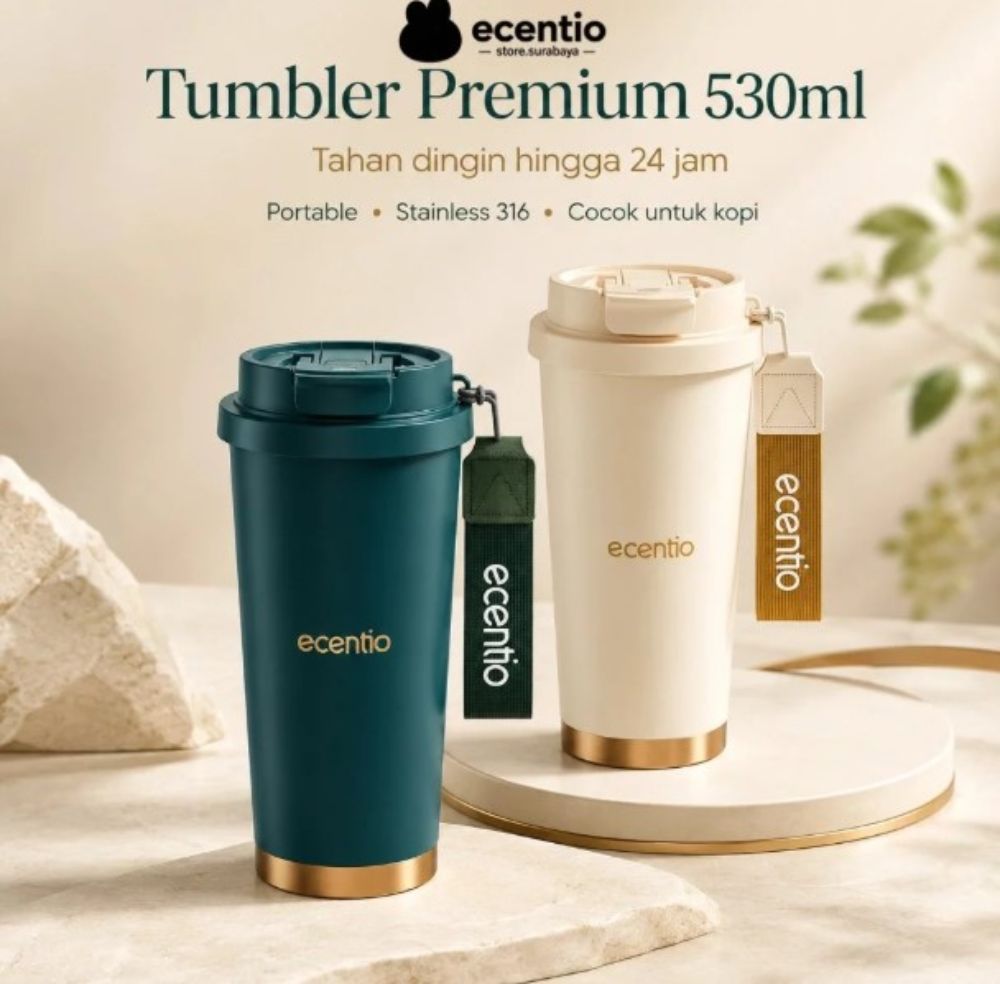 Ecentio Tumbler Stainless Steel 316 530 ml