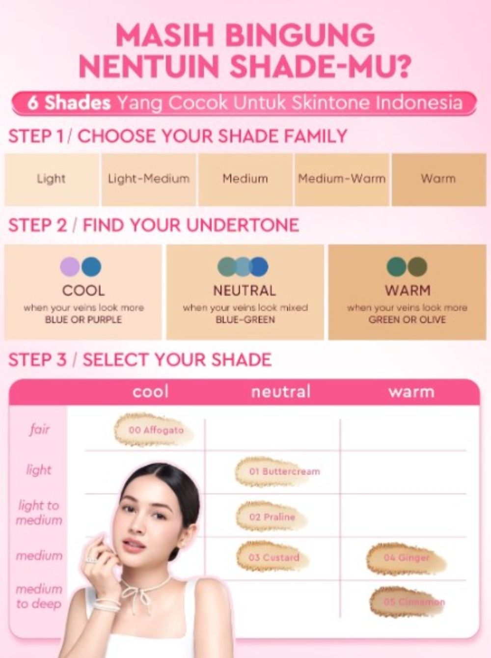 Shade bedak padat Glad2Glow