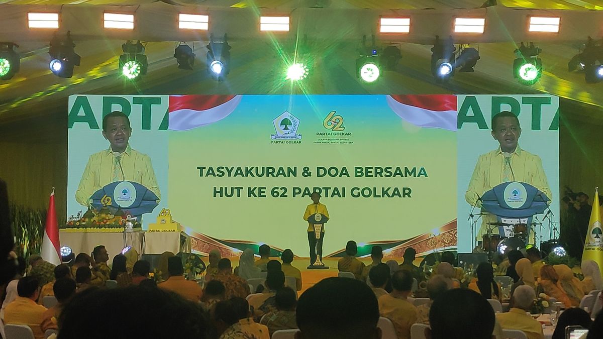 Ketua Umum Partai Golkar, Bahlil Lahadalia di Kantor DPP Partai Golkar, Jakarta, Selasa (20/10/2026). [Suara.com/Bagaskara]