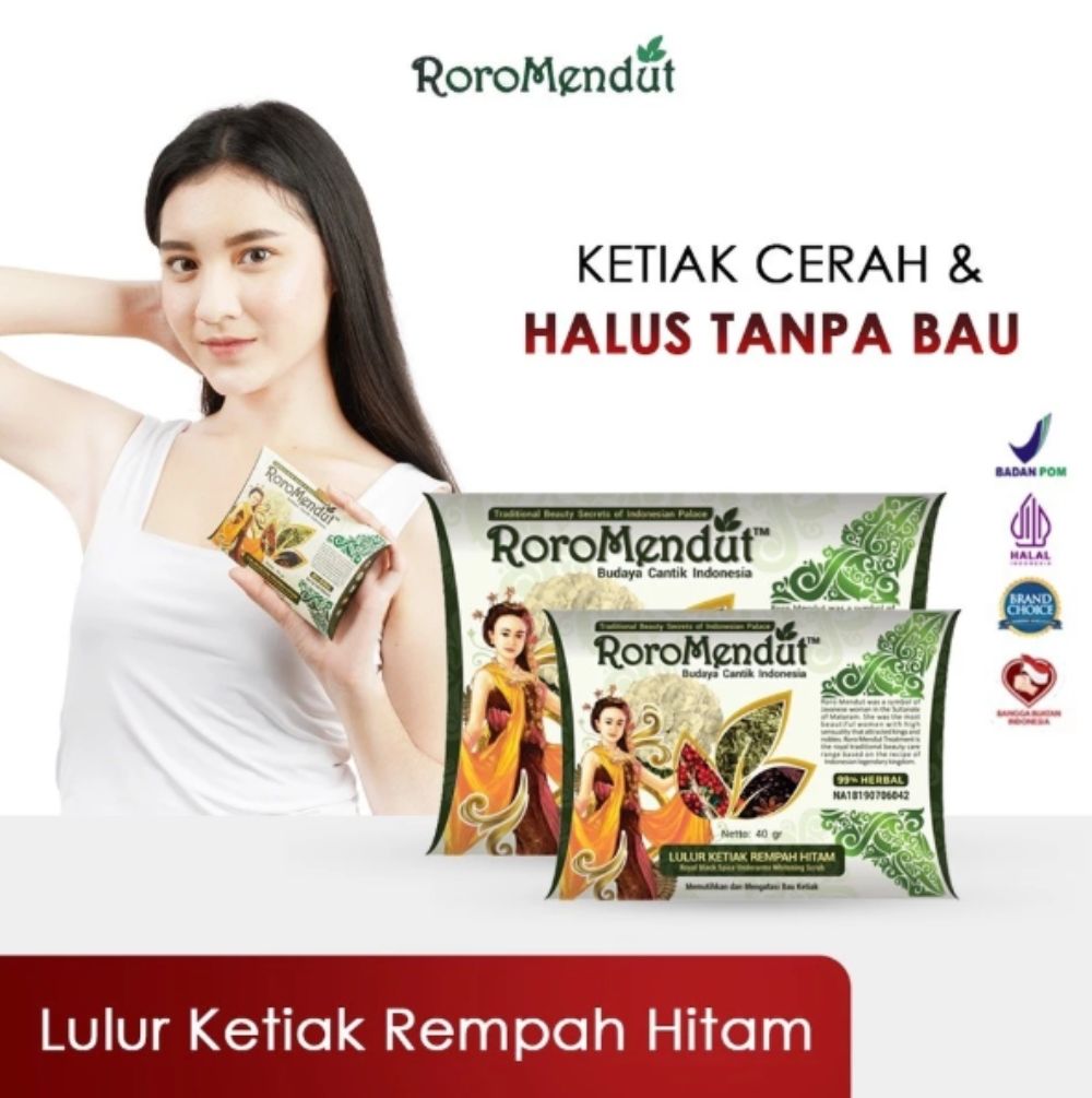 Roro Mendut Lulur Ketiak Rempah Hitam