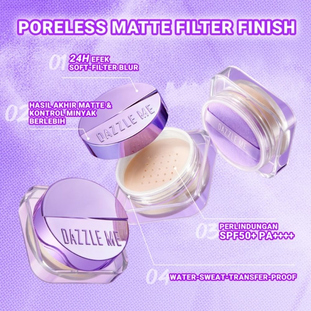DAZZLE ME Cover Me 3D Filter Blur Loose Powder SPF50+ PA++++